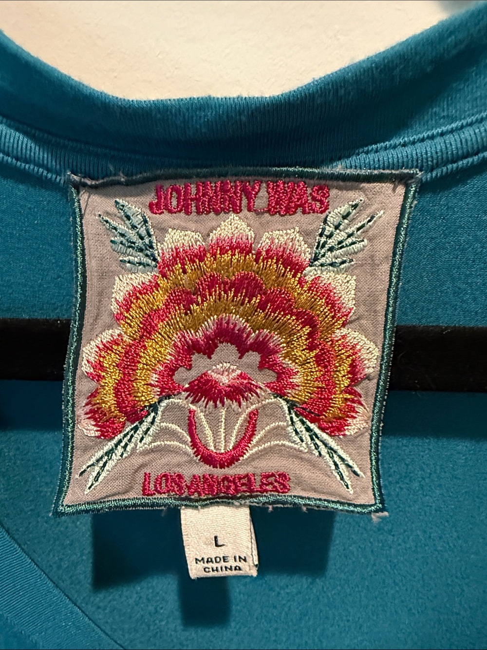 Johnny Was - Blue storm favorite SS swing t-shirt (XL) - Picture 2 of 3